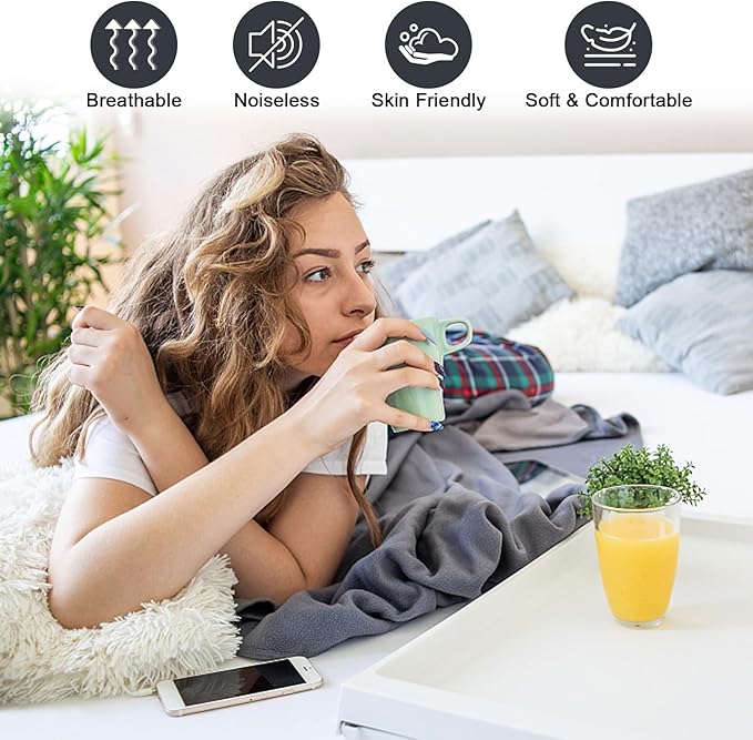 Waterproof Mattress Protector Twin, Fitted Sheet Style Breathable Mattress Cover - Image 2