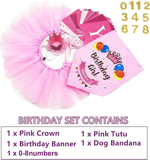 ADOGGYGO Dog Birthday Hat Bandana Girl - Image 2