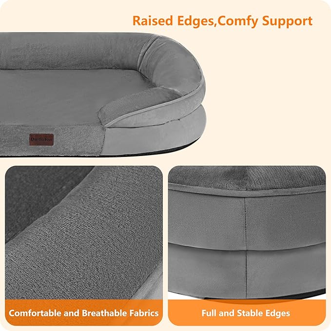 Dwanton Orthopedic Dog Bed for Extra Large Dogs - Image 5