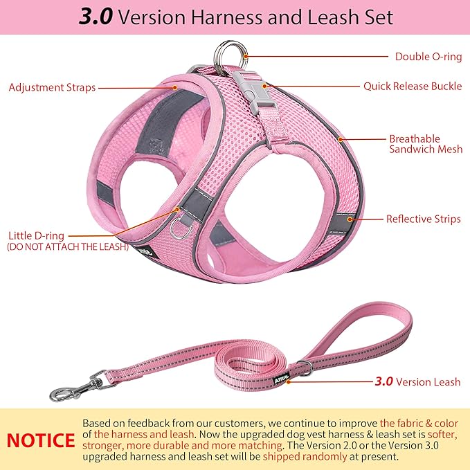 AIITLE Comfortable Dog Harness and Leash Set - Image 6