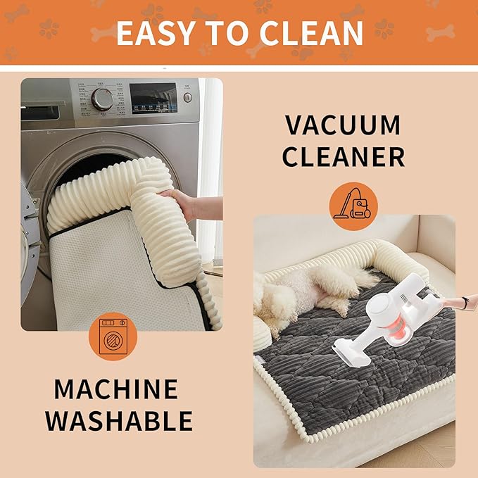HAOMAIJIA Dog Couch Bed for Medium Dogs, Non Slip Pet Couch Covers for Sofa - Image 7