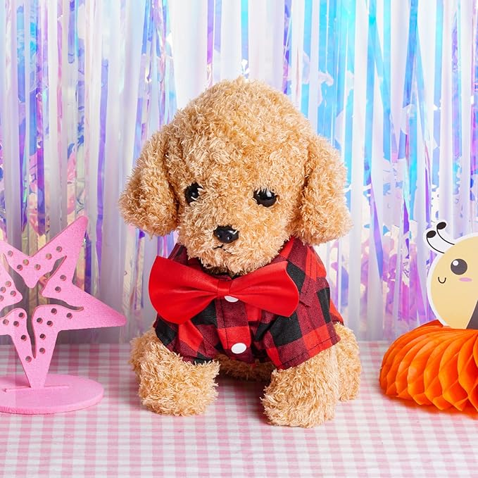 Tongcloud 3 Pack Plaid Puppy Cat Shirt - Image 7