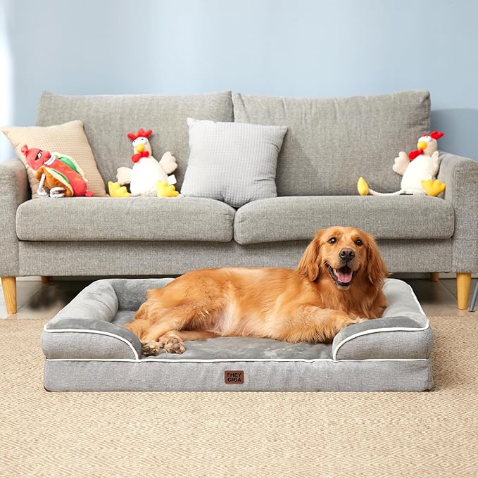 EHEYCIGA Orthopedic Dog Beds for Extra Large Dogs 44x32Inch, Waterproof Memory - Image 8