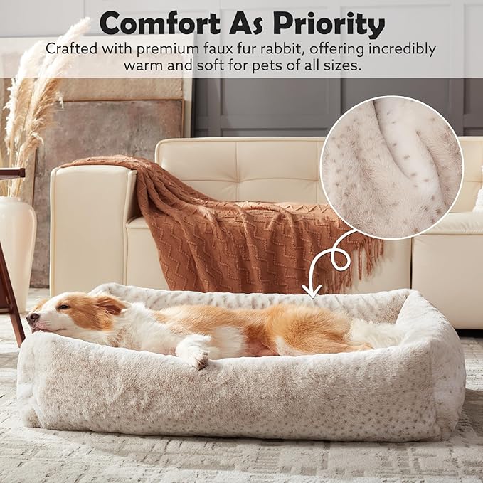 JOEJOY Small Dog Bed for Small Dogs, Washable Orthopedic Premium Soft Corduroy - Image 6