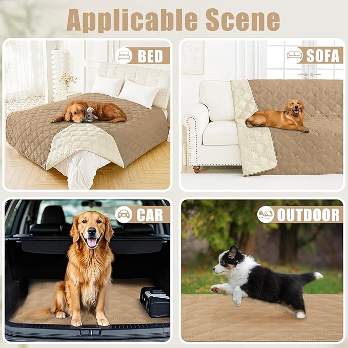 Smiry Waterproof Dog Bed Cover Blanket 40x50, Soft Reversible Pet Blanket - Image 5