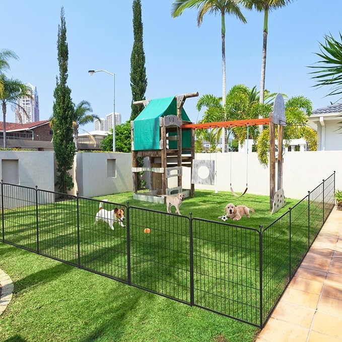 Dog Playpen 40 inch 36 Panels Indoor Outdoor Dog Pen - Image 9