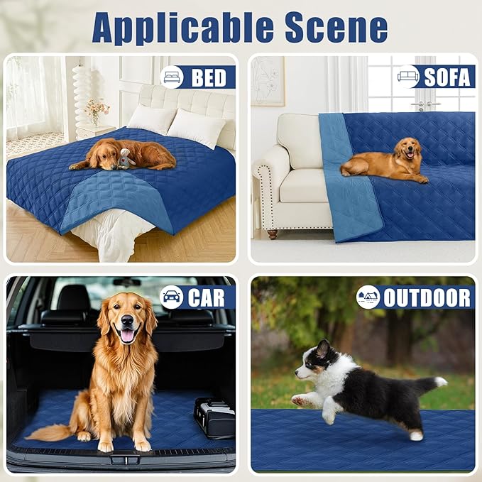 Smiry Waterproof Dog Bed Cover Blanket 30x70, Soft Reversible Pet Blanket - Image 5