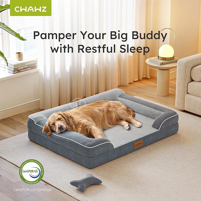 Jumbo Dog Bed for Extra Large Dogs, Orthopedic Dog Bed - Image 5