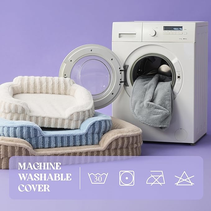 LE SURE Cute Dog Bed Medium Size Dog, Orthopedic Waterproof Medium Pet Beds - Image 7