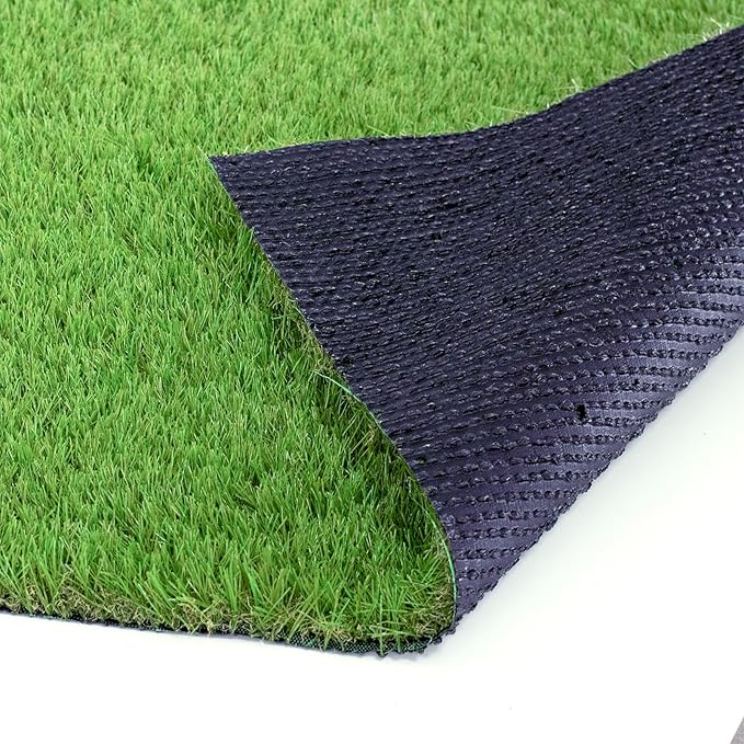 Artificial Grass Rug Outdoor Indoor 11FTX82FT Fake Grass Carpet Green Synthetic - Image 2