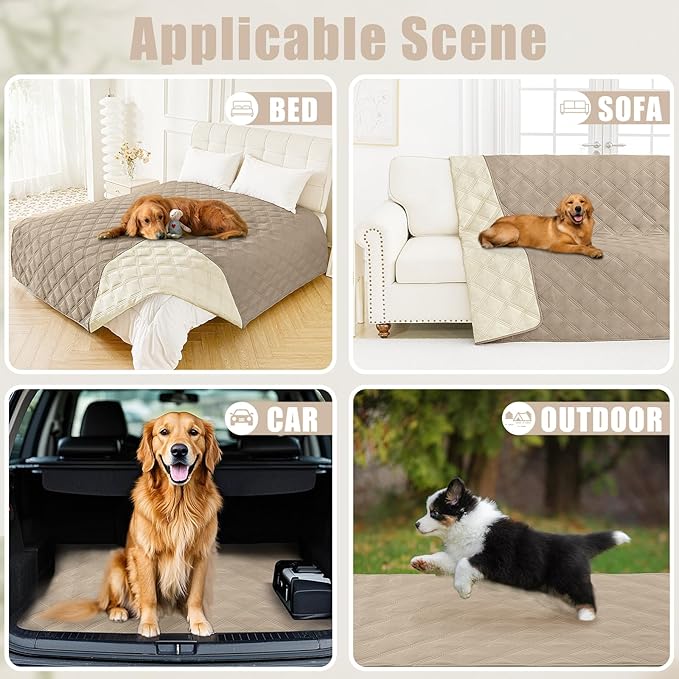 Smiry Waterproof Dog Bed Cover Blanket 40x80, Soft Reversible Pet Blanket - Image 5