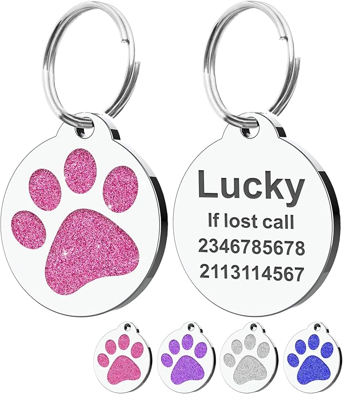 Dog Tags Personalized for Pets Dog Name Tags Personalized Dog Tag Engraved by EDSG