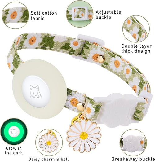 Airtag Cat Collar, JXFUKAL Kitten Collar Breakaway - Image 2