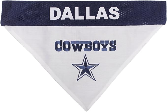 Pets First NFL Dallas Cowboys Reversible Bandana Size XX-Large - Image 3