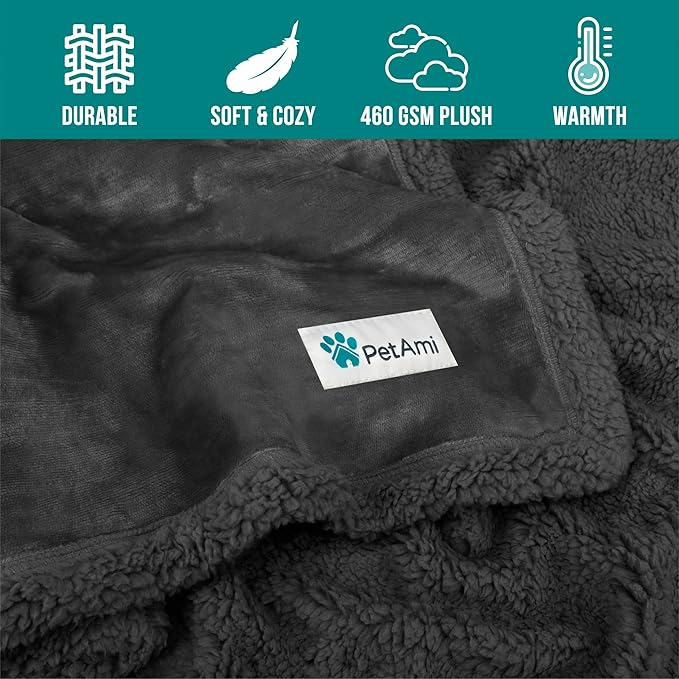 PetAmi Dog Blanket for Medium Large Dogs, Pet Bed Blanket Cat Puppy Kitten - Image 8