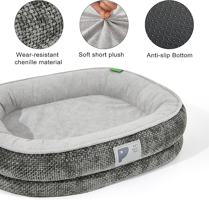 Orthopedic Cat Bed for Puppy & Kitten, Cat Sofa Bed - Image 3