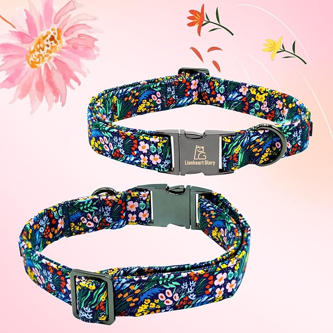 Lionheart Glory Floral Dog Bow Collar - Image 5