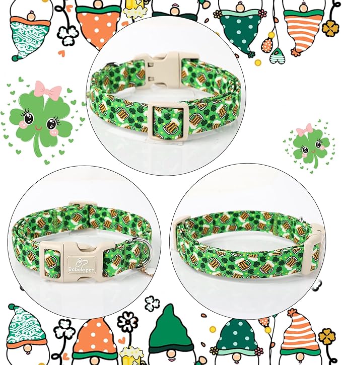 St Patricks Day Dog Collar for Large Dogs - Image 5