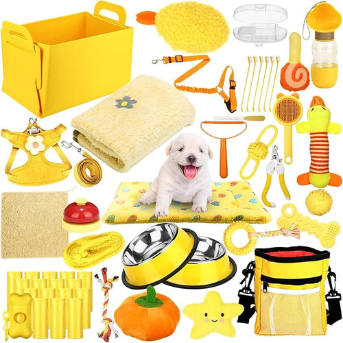 Abbylike 50 Pcs Puppy Supplies Starter Kit by Abbylike