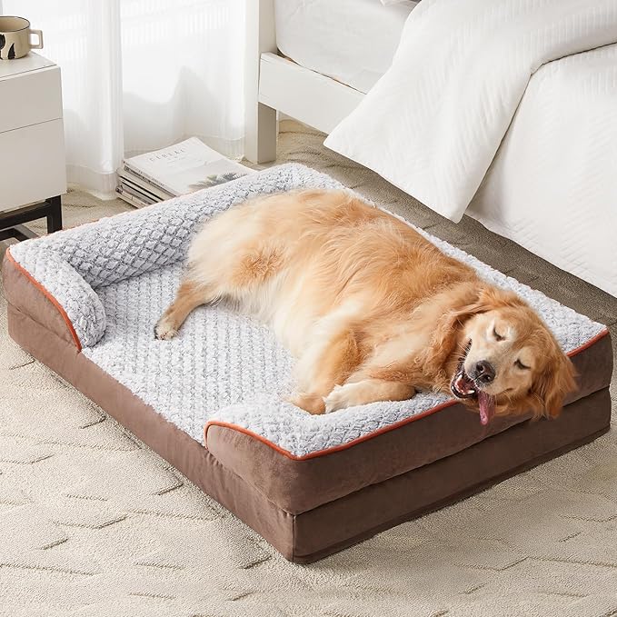 Orthopedic Dog Bed for Extra Large Dogs, Egg Crate Foam Bed for Extra Large Dogs - Image 8
