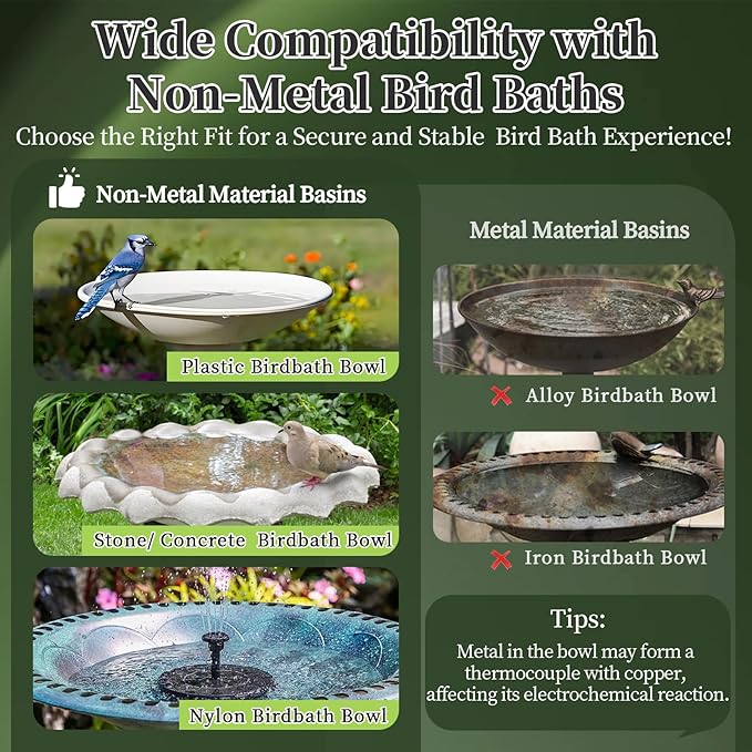 Bird Bath Copper Disk, 99.99% Pure Copper Metal Disc Bird Bath Cleaner - Image 5
