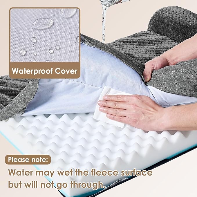 EHEYCIGA Memory Foam Dog Bed Large Size Dogs, Orthopedic Dog Bed Large - Image 3