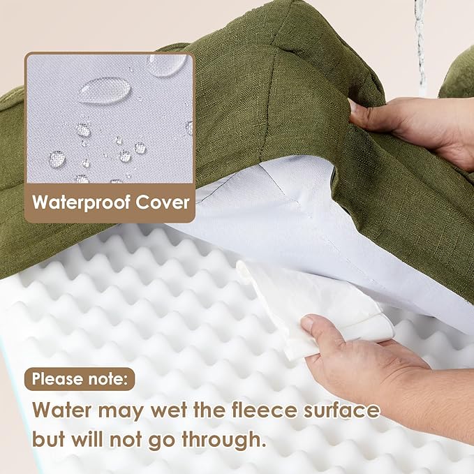 EHEYCIGA Orthopedic Dog Bed for Small Dogs, Waterproof Memory Foam Small Pet - Image 3