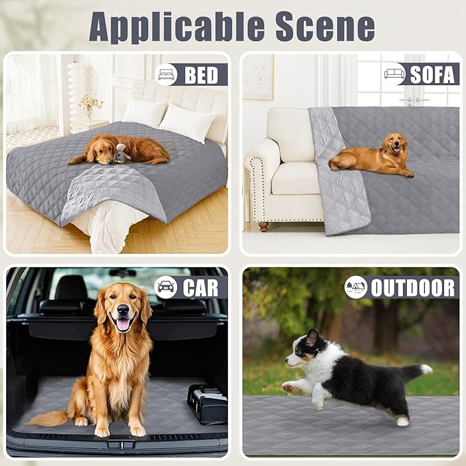 Smiry Waterproof Dog Bed Cover Blanket 30x70, Soft Reversible Pet Blanket - Image 5