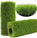 Artificial Grass Rug Outdoor Indoor 11FTX82FT Fake Grass Carpet Green Synthetic by NINXIANG