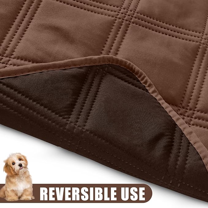 Smiry Waterproof Dog Bed Cover Blanket 52x82, Soft Reversible Pet Blanket - Image 3