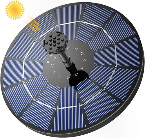 AISITIN Solar Fountain with 3.5 W Solar Panel, 1500 mAh Battery by AISITIN