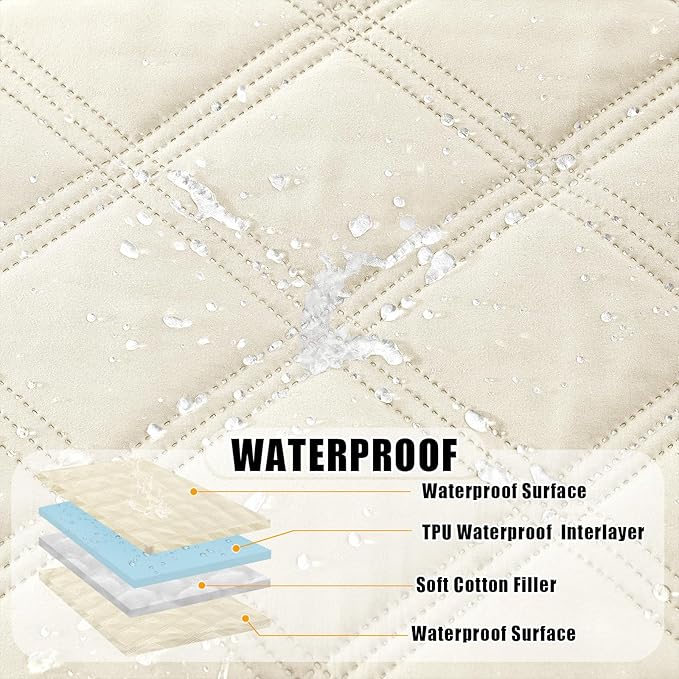 Smiry Waterproof Dog Bed Cover Blanket 40x70, Soft Reversible Pet Blanket - Image 2