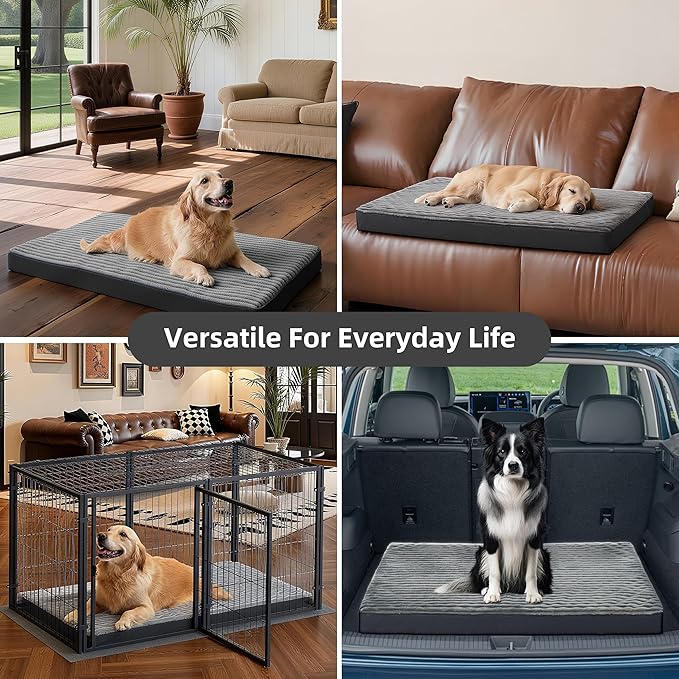 Dog Bed Extra Large Sized Dogs, Orthopedic Flannel XXL Dog Bed - Image 6