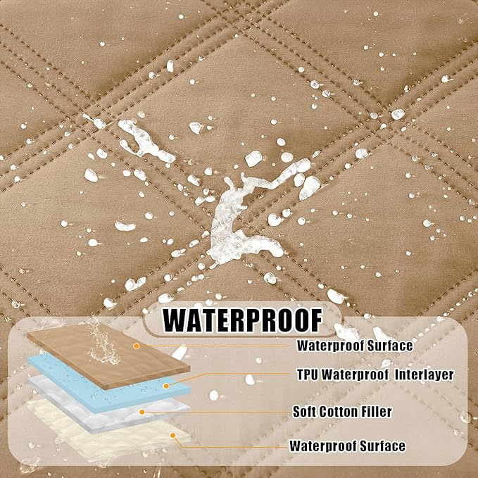 Smiry Waterproof Dog Bed Cover Blanket 40x80, Soft Reversible Pet Blanket - Image 2