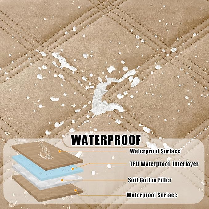 Smiry Waterproof Dog Bed Cover Blanket 40x70, Soft Reversible Pet Blanket - Image 2