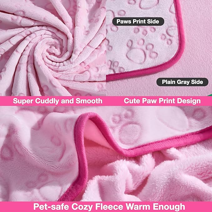 Premium Soft Dog Blankets for Large Dogs, Large Cat Blanket Calming Washable - Image 3