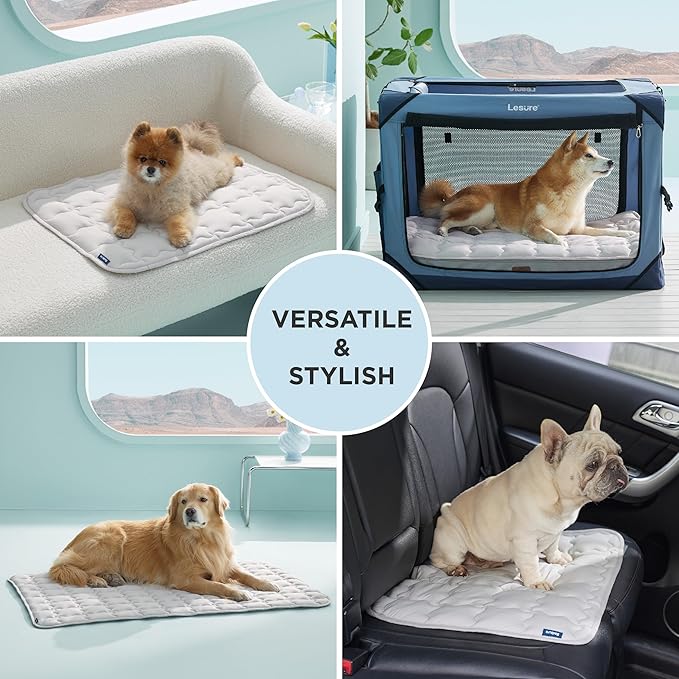 Bedsure Cooling Mat for Small Dogs – 24x18 Thin Washable Cooling Pet Pad for Cat - Image 5