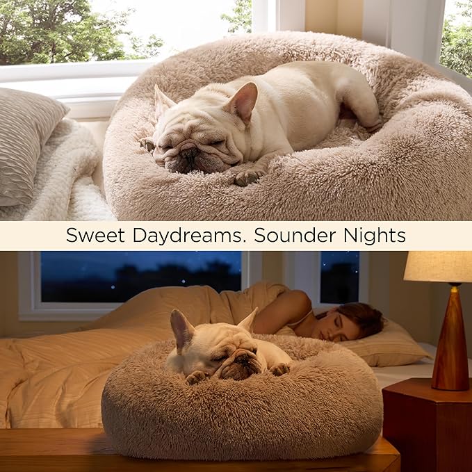 Bedsure Calming Dog Bed Medium Large Size Dogs - Image 4