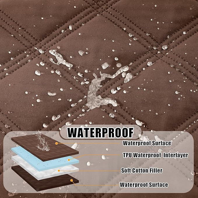 Smiry Waterproof Dog Bed Cover Blanket 30x70, Soft Reversible Pet Blanket - Image 2